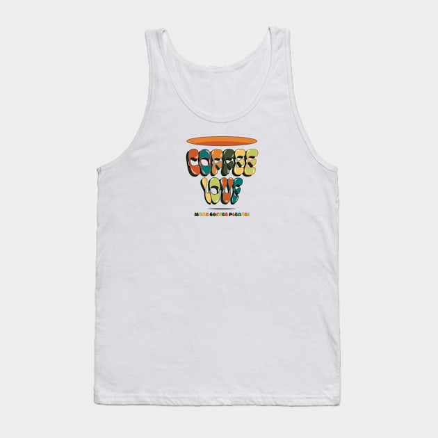 Coffee love Tank Top by Daxa